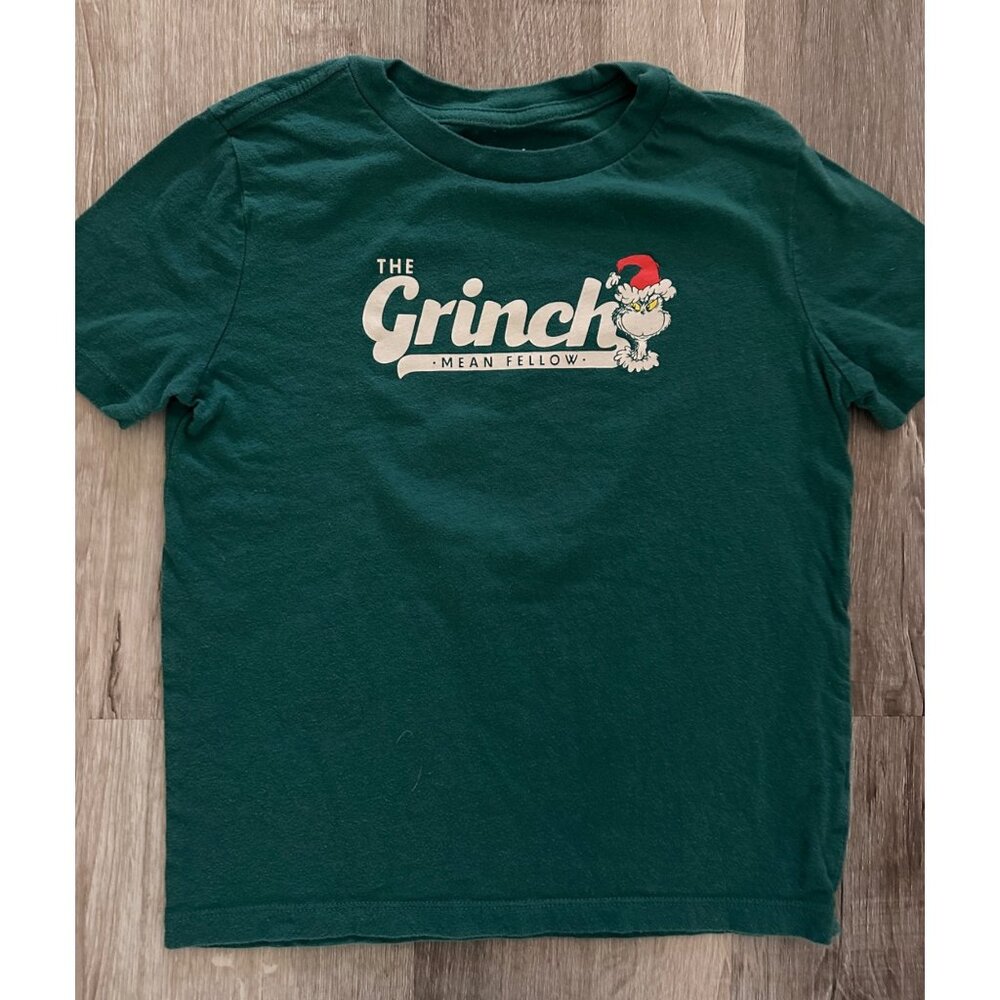 The grinch mean fellow Christmas shirt boys size 8